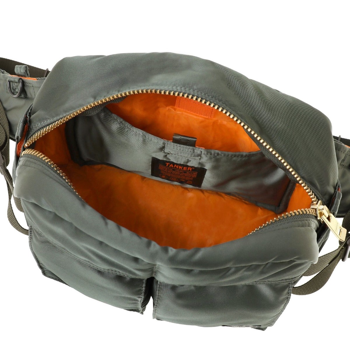 PORTER TANKER HIP BAG 622-08635 Sage Green Yoshida & Co