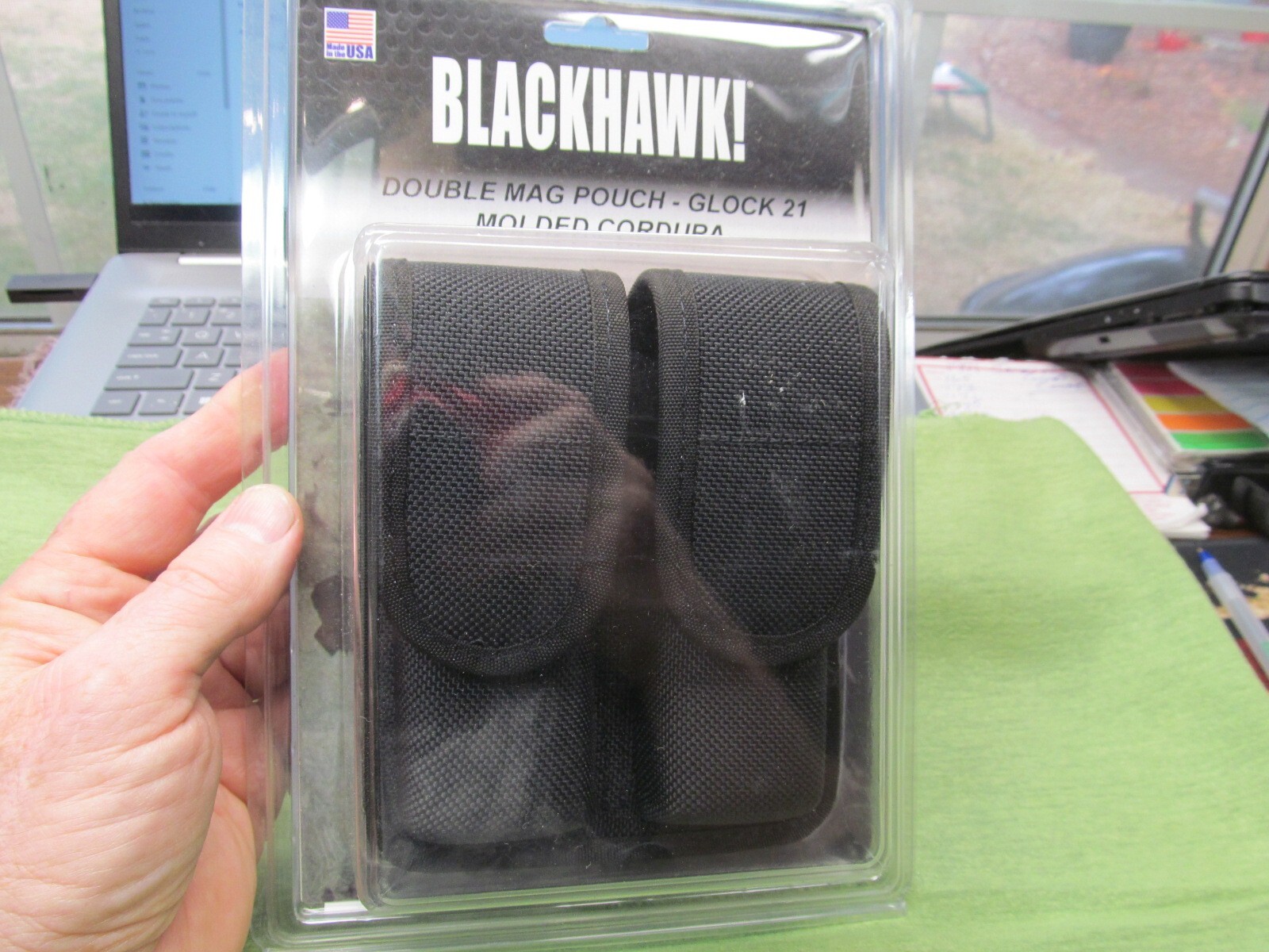 Blackhawk Double Mag Pouch - Molded Cordura - Glock 21-image