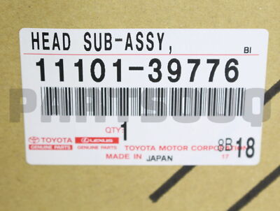 テラさん専用 1110139776 Genuine Toyota HEAD SUB-ASSY, CYLINDER 11101