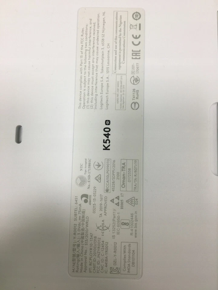 Logitech MK540 Advanced Kabellose Tastatur u Maus Combo für Windows Franzözisch - Bild 4 von 4