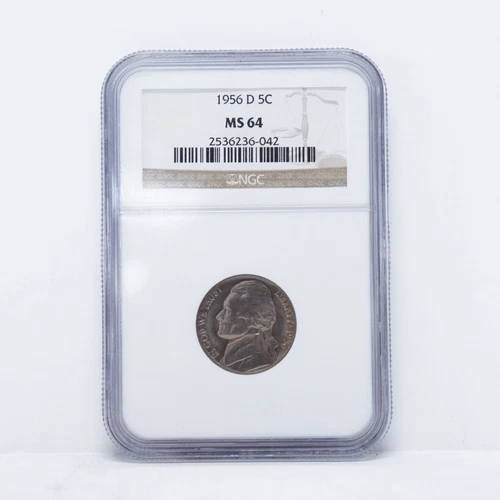 1956 Jefferson Nickel NGC MS65 (slx5081)