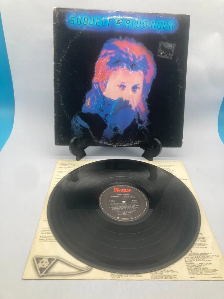 Aldo Nova Subject Vintage Vinyl LP 1983 Portrait Record FR-38721 - Image 3 of 4