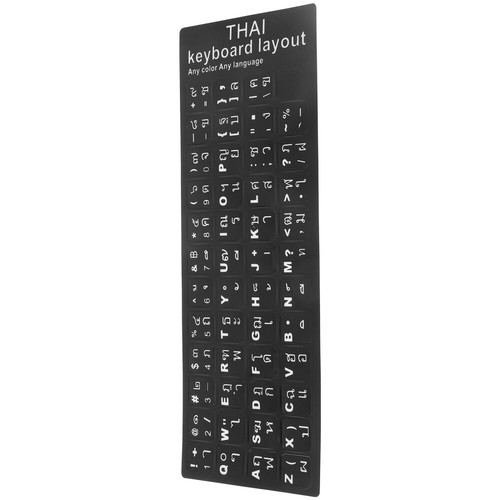 2 Sheets Thailändische Tastaturaufkleber Tastatur-Ersatzaufkleber - Bild 4 von 12