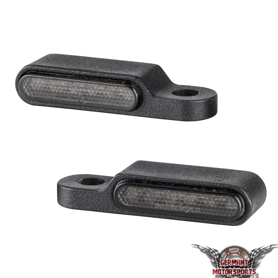 Motorrad LED Mini Blinker Custom für Lenker Armatur Gabel Schwinge e-geprüft  - Bild 3 von 4