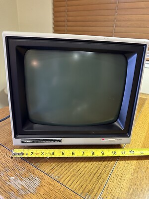 1985 Tandy Monochrome Monitor VM-2 Model No. 26-3211 Made In Japan