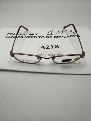 NEW FLEXON KIDS MARCHON 91 COCOA BROWN AUTHENTIC EYEGLASSES FRAMES 40 17 115