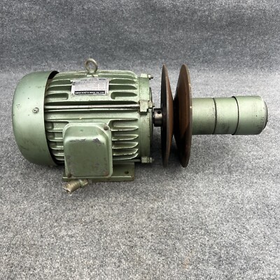 TECO 3A184C4001 AC 5HP 1750RPM 184T 4P 3PH Motor Roto-cone Variable Speed Pulley