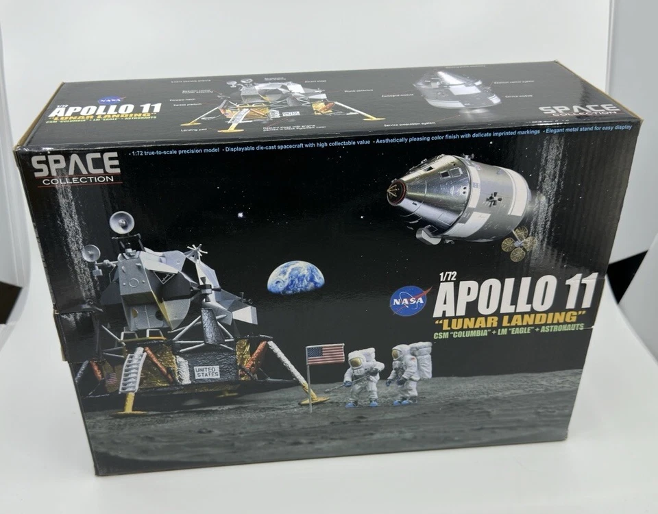 1/72 Dragon Wings Apollo 11 “Lunar Landing” CSM “Columbia” + LM Eagle 50381 - Image 4 of 4