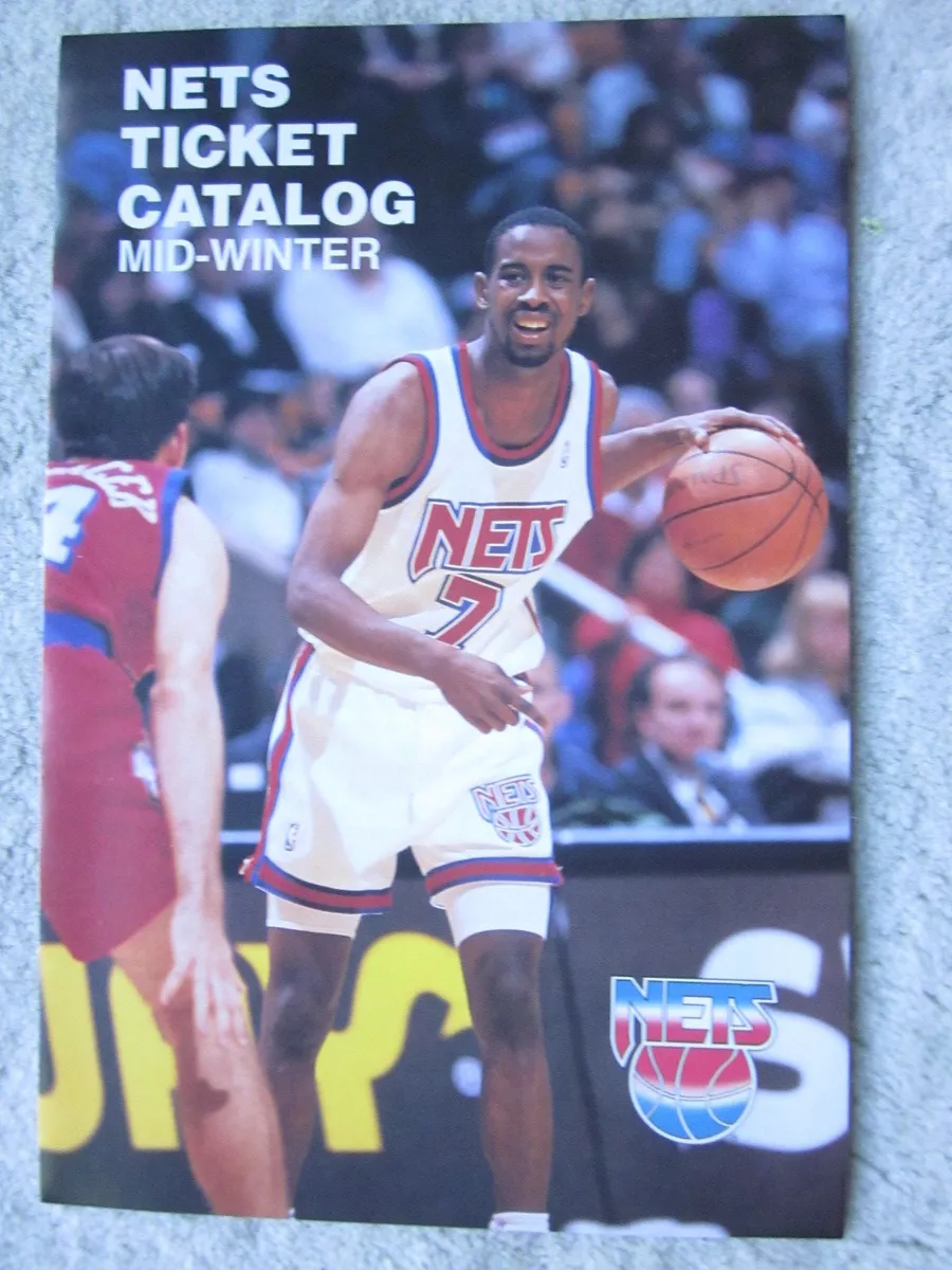 Kenny Anderson on the Cover of New Jersey Nets 1993 Nets Ticket