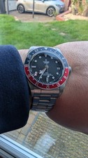 TUDOR Black Bay 41 GMT Pepsi Black Dial Steel Bracelet Men