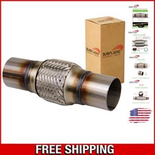 2x4x8 Stainless Steel Exhaust Flex Pipe Weld-on Noise Vibration Reduction 2x4x8 Stainless Steel Exhaust Flex Pipe Weld-on Noise Vibration Reduction