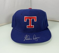Nolan Ryan Signed Autographed Beckett COA Texas Rangers Classic Logo New Era Hat