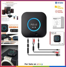 Bluetooth Audio Receiver HiFi Wireless Stereo Adapter AptX Low Latency 2 At Once