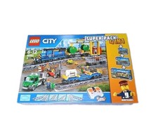 Lego 66493 City 4 in 1 Train Set Superpack 60052 + 60050 Train station + Track