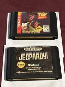 Sega Genesis MK-1631 Console Bundle, 2 Controllers, Power Supply, Games Tested