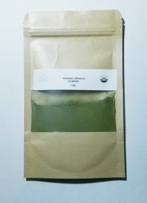 ORGANIC SPINACH POWDER~1 OZ.~NUTRIENT POWERHOUSE