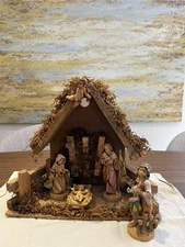 Fontanini Heirloom Nativity 6 Figure Starter Set 54545 5in 1995 Musical w/ Box