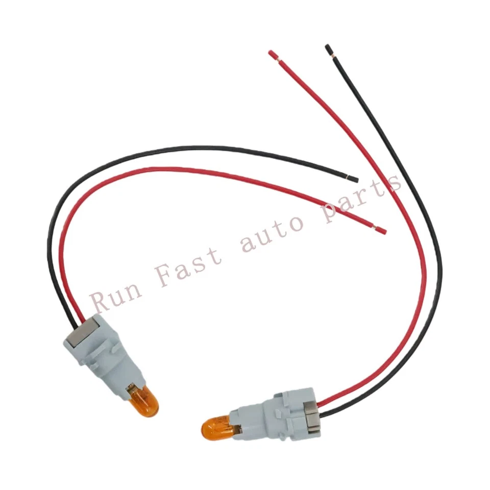 2 PIEZAS Luz Trasera Lámpara de Estacionamiento Bombilla Soporte Enchufe + Bombilla + Conector para 04-14 Acura Foto 3 de 4