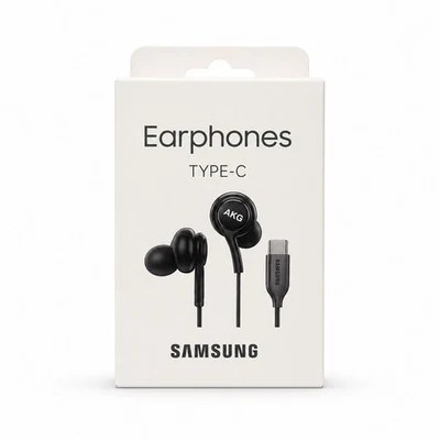 Samsung AKG In-Ear Kopfhörer USB-C Type-C Schwarz mit Mikrofon - Bild 1 von 2