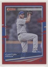 2020 Panini Donruss Photo Variation Holo Red Clayton Kershaw (Shoe Visible) 06z2