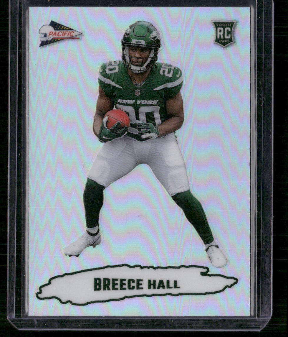 2022 Zenith #PAC-19 Breece Hall 1992 Pacific Silver Holo