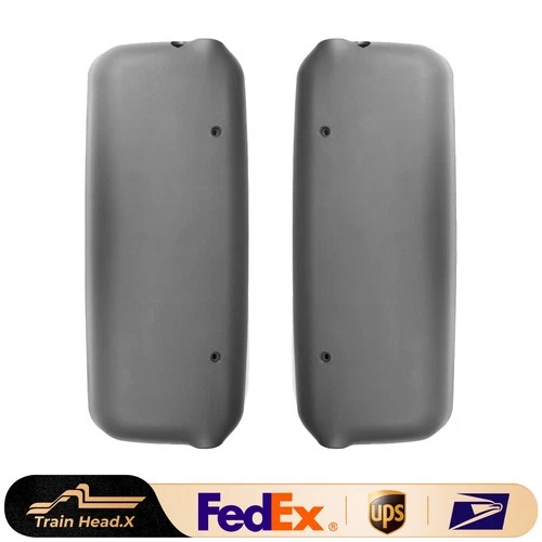 Door Mirror Covers Grey For Freightliner Columbia 2005-2015 Left and Right Side