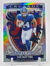 2025 Panini Rookies and Stars Football RC Cam Skattebo Crusade Silver Prizm #21