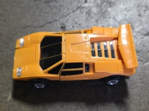 Vintage 1984 Bandai Gobots Pocket Puzzler Robot Figure LamborghiniTransformercar