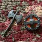 Vintage He Man Masters of the Universe Shield and Axe Accessories Original Motu