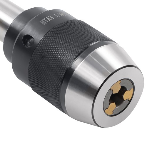 Mandrino trapano MT3 senza chiave 1/64"-1/2" gambo integrale MT3 per tornio legno - Foto 15 di 15