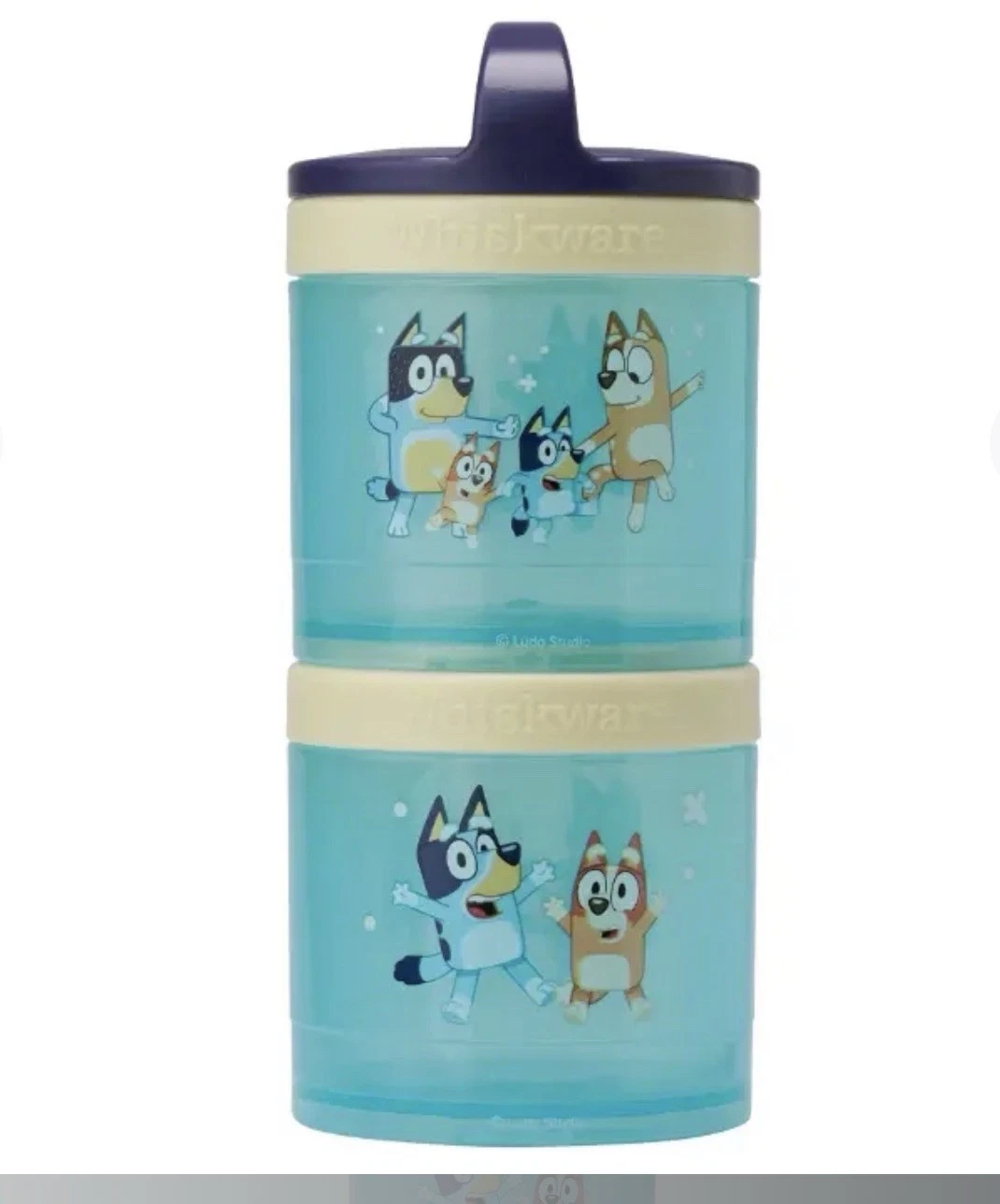 BULK 12 COUNT CASE: Whiskware Stackable 2pc Food Storage Snack Jar - Bluey
Opens in a new window or