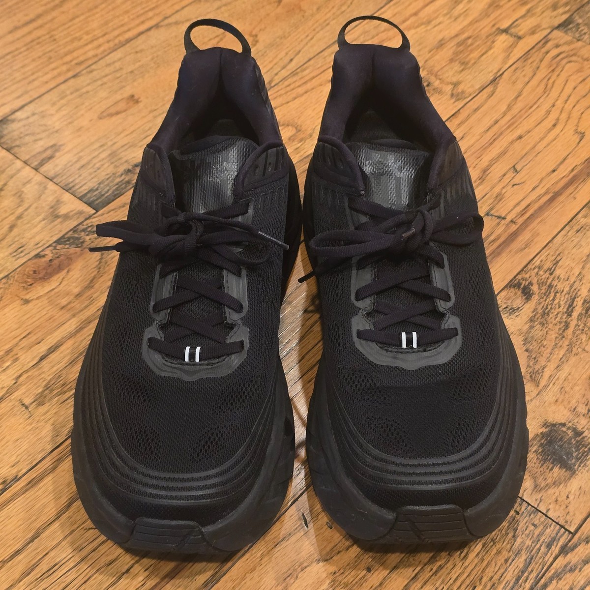Size 12.5 - Hoka One One Bondi 6 Wide Triple Black for sale online