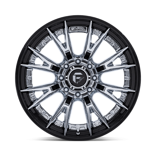 (1PC) Fuel Fc402 Catalyst 22X12 8X165.1 Chrome Black -44mm Wheel Rim 22 Inch - 第 5/9 張圖片