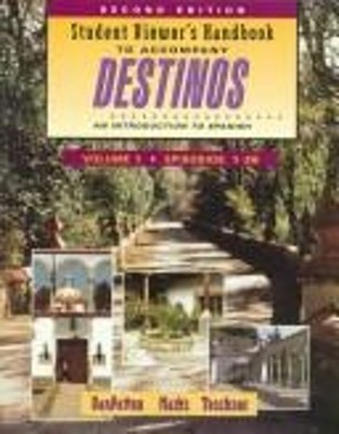 Destinos Alternate : Student Handbook 1 Hardcover Van Patten