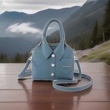 Women PU Leather Shirt Shape Crossbody Bag Top Handle Shoulder Handbag Purse