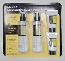 COSRX Advanced Snail Mucin Power Kit, Power Essence & All in One Cream