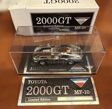 1/43 Kyosho Toyota 2000GT MF-10 Chrome Mirror Finish 1000 Limited Edition Japan 