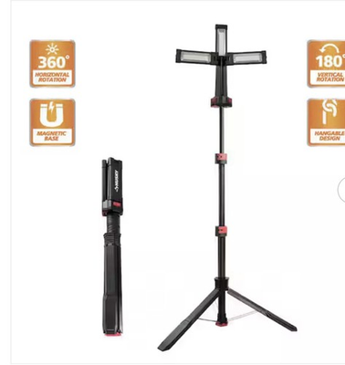 #ad Brand New 2200 Lumen Husky Rechargeable Led Work Light W Tripod Removable Base $69.77