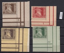 Ad Bavaria 1911, Mich No 86-88 +91 Type II Plate Number