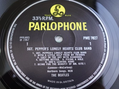 The Beatles SGT PEPPERS LONELY HEARTS CLUB BAND 1969 UK  Mono PLAYS MINT