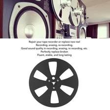 Sound Tape Empty Reel 1/4 7in Metal Aluminum for  Tape Recorder Opening