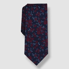 Bar III Men's Blue Kelso Floral Skinny Silk Tie 57 x 2.5
