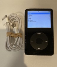 Apple iPod classic 5th Generation Enhanced Black 80 GB Works Great