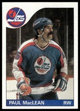 1985-86 Topps #145 Paul MacLean Winnipeg Jets