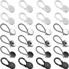 24 Pcs Collar Extenders for Mens Shirts, Elastic Button Neck Relief Tight Extend