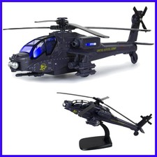 Army Police Helicopter Toy for Boys Age 4-7, Diecast Military Toys Helicopter...