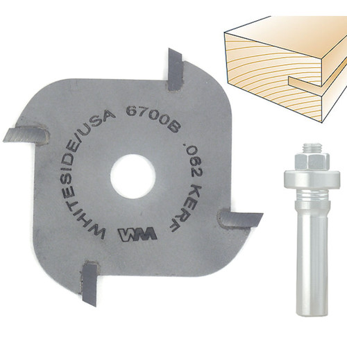 Whiteside 4-Wing Slotting Cutter 1/16 in. 6700B