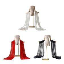 Elegant Sheer Bride Sleeves Drape Arm Sleeves For Wedding Ceremony Enhancement