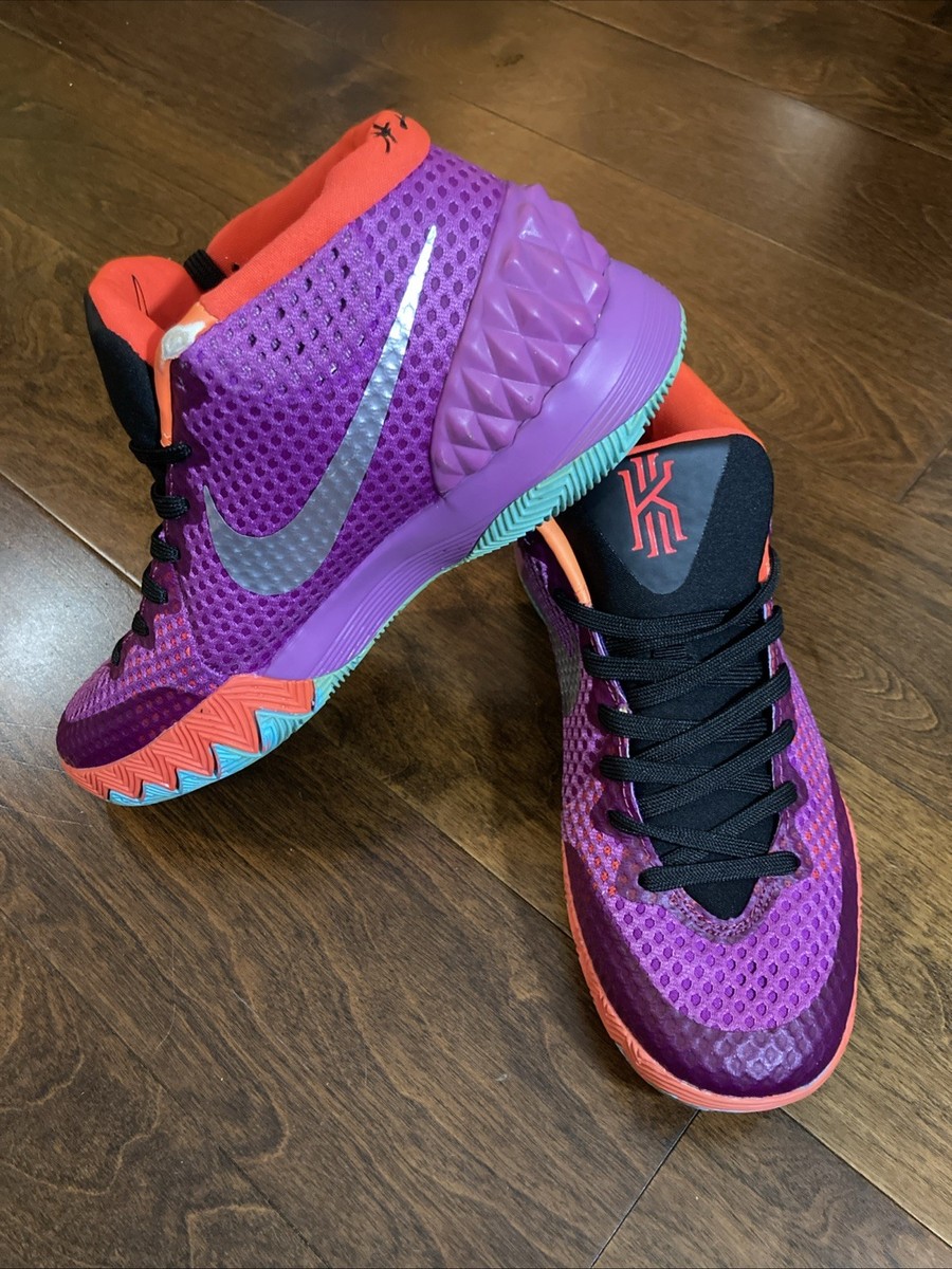 NIKE Kyrie1 バッシュ　ナイキ Nike Kyrie 1 Easter 2015 Size 7 Purple Mesh | eBay