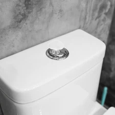  12 Pcs Heart Toilet Button Pusher Shaped Tank Buttons Love Heart-shaped